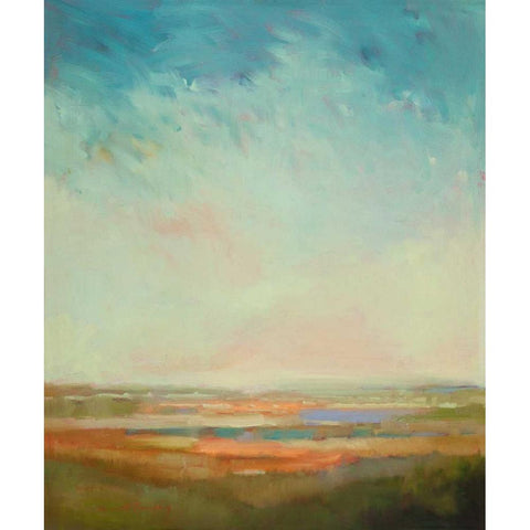 A Bit of Orange Black Modern Wood Framed Art Print by McCarthy, William