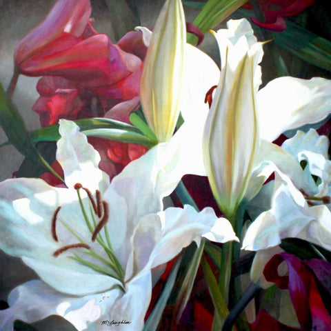 Ruffles and Trim Gold Ornate Wood Framed Art Print with Double Matting by McLaughlin, Jan