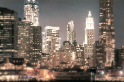 In a New York Minute Black Ornate Wood Framed Art Print with Double Matting by Mikaels, Natalie