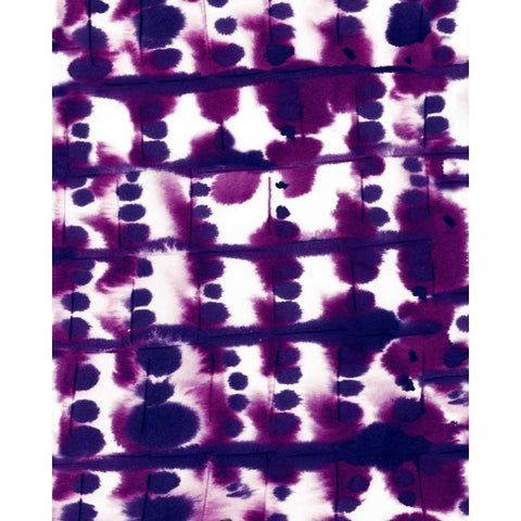 Parallel Purple Mauve Black Modern Wood Framed Art Print with Double Matting by Maldonado, Jacqueline