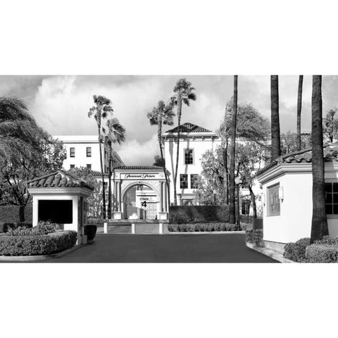 Paramount Stage Black Modern Wood Framed Art Print by Miamee, Golie
