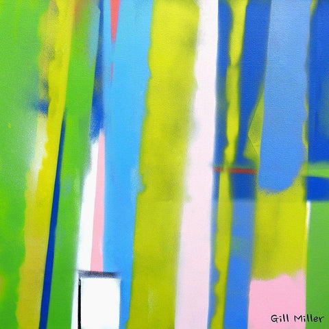 Urban Summer 4 Black Modern Wood Framed Art Print by Miller, Gil