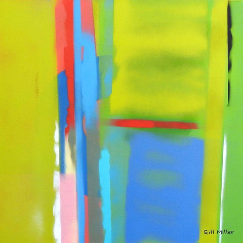 Urban Summer 6 White Modern Wood Framed Art Print by Miller, Gil