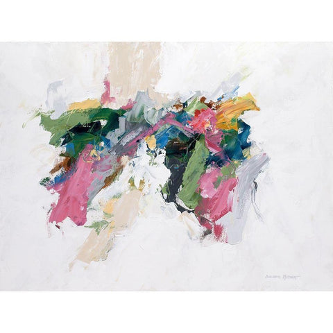Reviving White Modern Wood Framed Art Print by McCourt, Suzanne