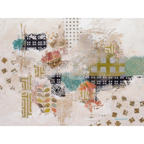 Fabricating Black Modern Wood Framed Art Print with Double Matting by McCourt, Suzanne