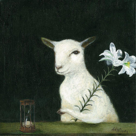 Portrait of a Young Man Black Ornate Wood Framed Art Print with Double Matting by McInnes, DD