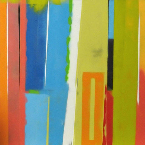 Urban Summer 19 White Modern Wood Framed Art Print by Miller, Gil