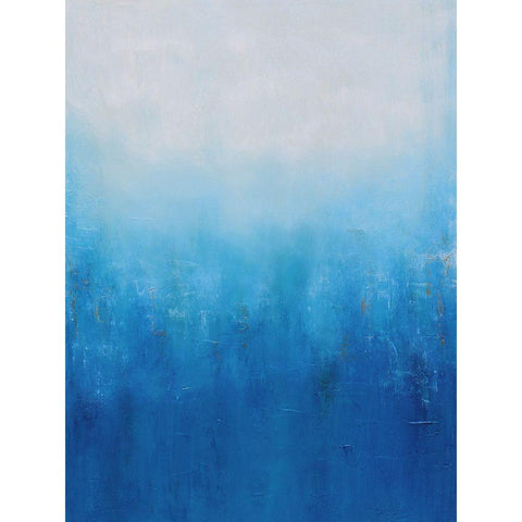 Watershed Black Modern Wood Framed Art Print with Double Matting by Moehr, KR