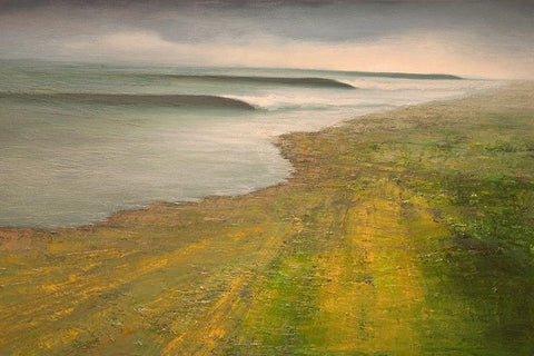 California II: Fertile Ground Black Ornate Wood Framed Art Print with Double Matting by Mote, Michael