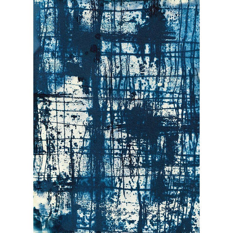 Graffiti Black Modern Wood Framed Art Print with Double Matting by McCurdy, Krista