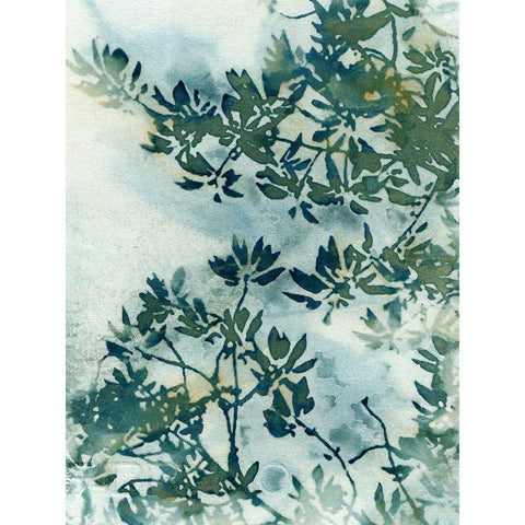 Wallpaper White Modern Wood Framed Art Print by McCurdy, Krista