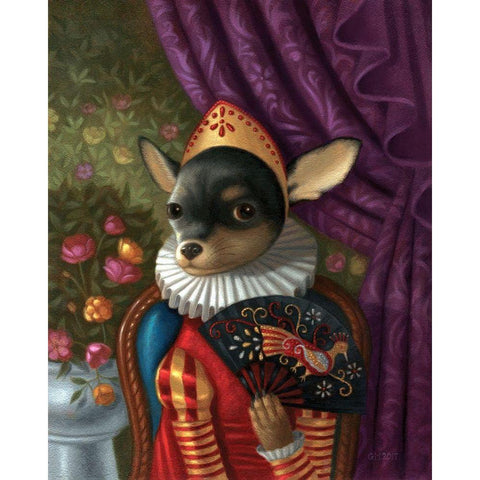 Violeta, Before Triumph Black Modern Wood Framed Art Print by Matarazzo, Gina