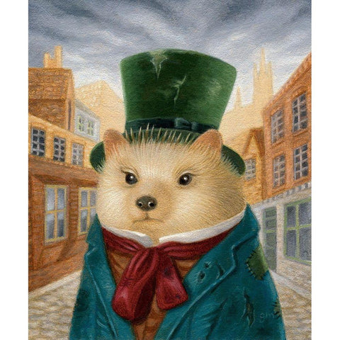 Smythe Black Modern Wood Framed Art Print by Matarazzo, Gina