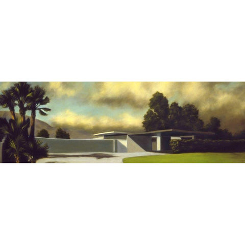 Another Green World White Modern Wood Framed Art Print by Monzon, Rick