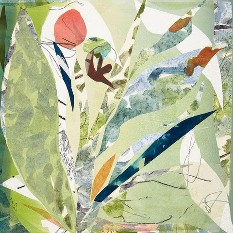 Ilhabela Black Modern Wood Framed Art Print with Double Matting by MacCollum, Cynthia