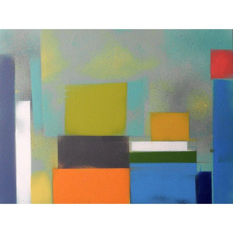 Urban Hues 11 White Modern Wood Framed Art Print by Miller, Gill
