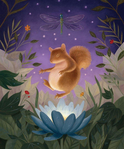 Ascension in Twilight Black Ornate Wood Framed Art Print with Double Matting by Matarazzo, Gina