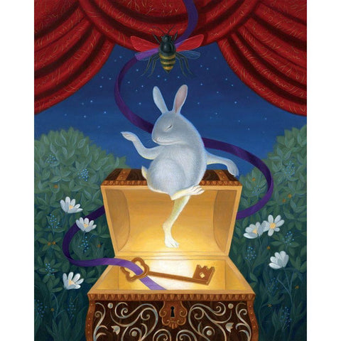 A Beekeepers Dream Gold Ornate Wood Framed Art Print with Double Matting by Matarazzo, Gina