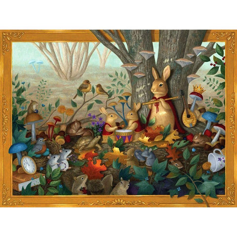 Her Majesty in The Afternoon Black Modern Wood Framed Art Print by Matarazzo, Gina