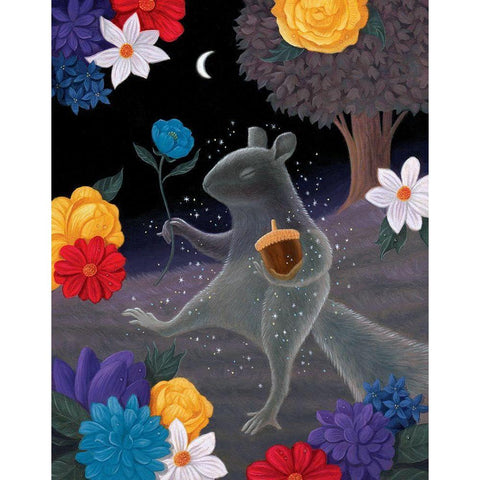 The Spirit Guide White Modern Wood Framed Art Print by Matarazzo, Gina