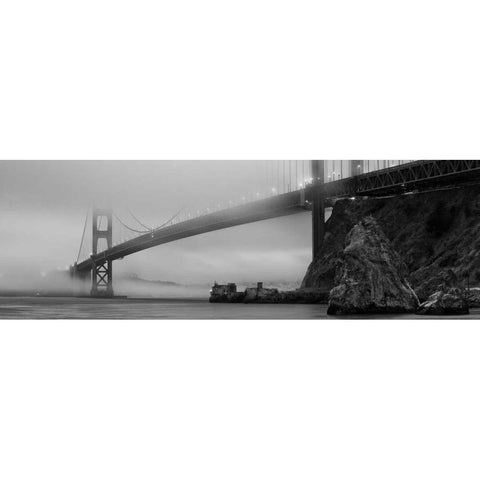 Horseshoe Bay Black Modern Wood Framed Art Print by Melville, Craig