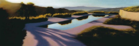 California Psychic White Modern Wood Framed Art Print with Double Matting by Monzon, Rick