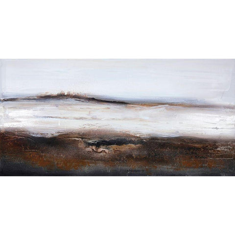 Over and Out Black Modern Wood Framed Art Print with Double Matting by Design Fabrikken