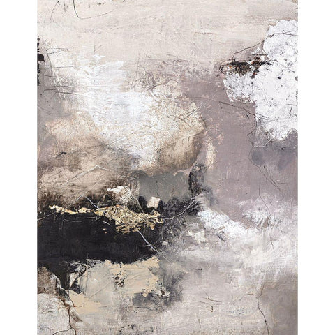 Pure Black Modern Wood Framed Art Print by Design Fabrikken