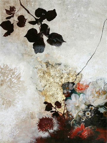 Still Life 3 White Modern Wood Framed Art Print with Double Matting by Design Fabrikken