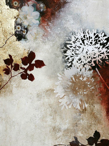 Still Life 4 White Modern Wood Framed Art Print with Double Matting by Design Fabrikken