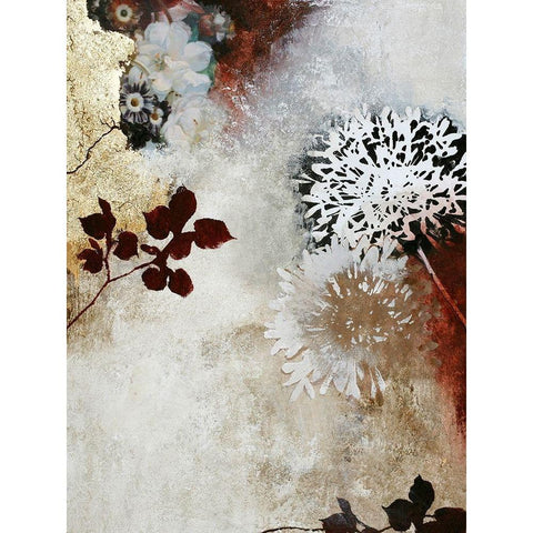 Still Life 4 Black Modern Wood Framed Art Print by Design Fabrikken