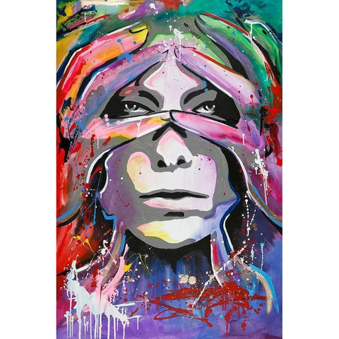 Soon 3 Black Modern Wood Framed Art Print with Double Matting by Design Fabrikken