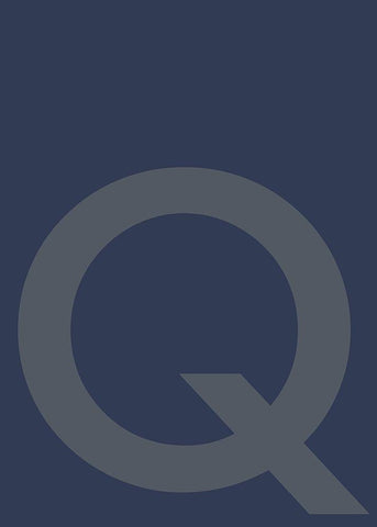 Q Black Ornate Wood Framed Art Print with Double Matting by Design Fabrikken