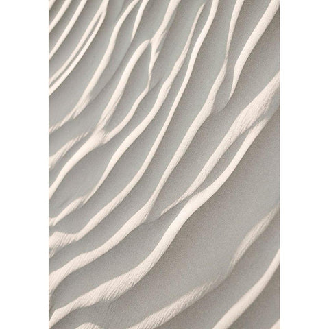 Sand Black Modern Wood Framed Art Print by Design Fabrikken