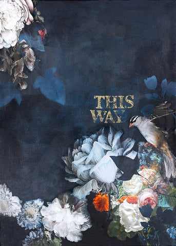 Haute Couture 4 White Modern Wood Framed Art Print with Double Matting by Design Fabrikken