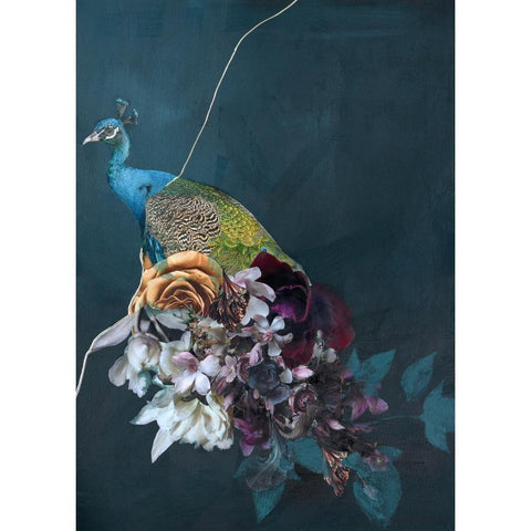 Haute Couture 10b White Modern Wood Framed Art Print by Design Fabrikken