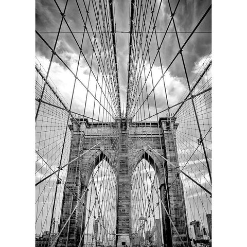 Brooklyn Passage Gold Ornate Wood Framed Art Print with Double Matting by Design Fabrikken