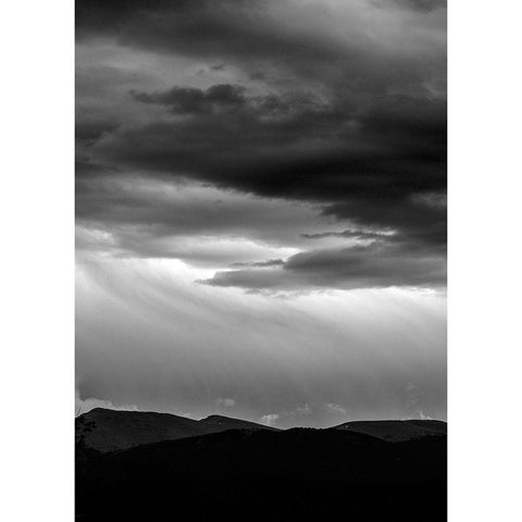 Dark Skies Gold Ornate Wood Framed Art Print with Double Matting by Design Fabrikken