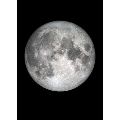 The Moon Gold Ornate Wood Framed Art Print with Double Matting by Design Fabrikken
