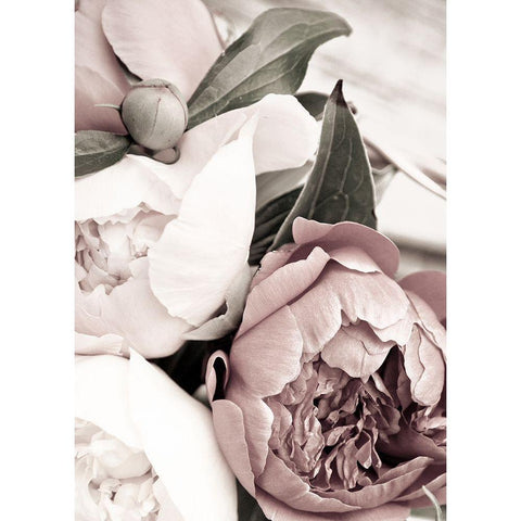 Opulent 1 White Modern Wood Framed Art Print by Design Fabrikken