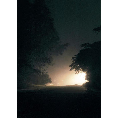 A Light in the Dark Gold Ornate Wood Framed Art Print with Double Matting by Design Fabrikken