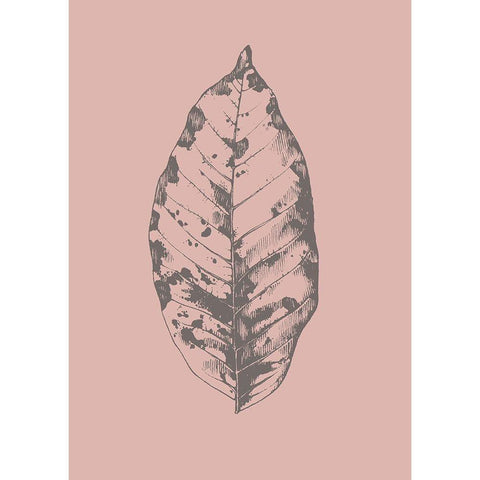 Botanica 1 Black Modern Wood Framed Art Print by Design Fabrikken