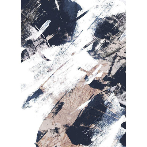 Luma 2 Black Modern Wood Framed Art Print with Double Matting by Design Fabrikken