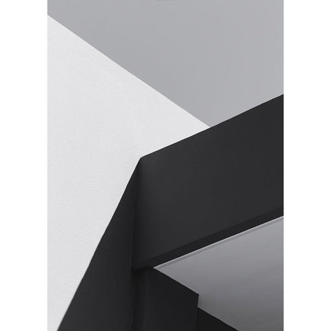 Architecture 1 Black Modern Wood Framed Art Print by Design Fabrikken