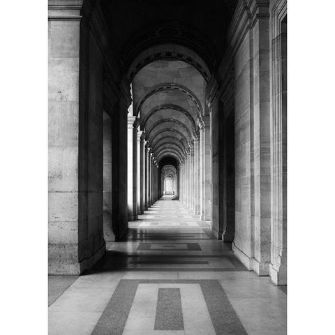 Architecture 5 Black Modern Wood Framed Art Print by Design Fabrikken
