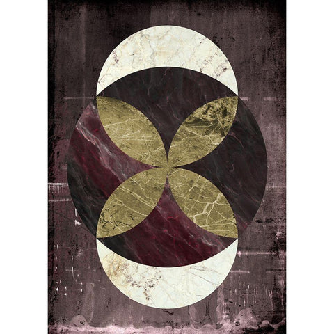 Marble Rustic 2 White Modern Wood Framed Art Print by Design Fabrikken