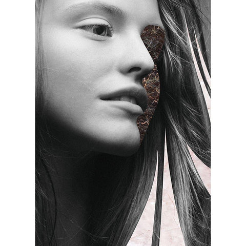 Phase Three Black Modern Wood Framed Art Print with Double Matting by Design Fabrikken