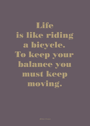 Life is Like Black Ornate Wood Framed Art Print with Double Matting by Design Fabrikken