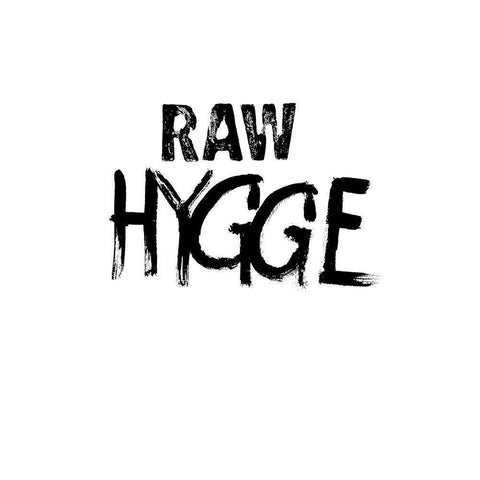 Raw Hygge Gold Ornate Wood Framed Art Print with Double Matting by Design Fabrikken