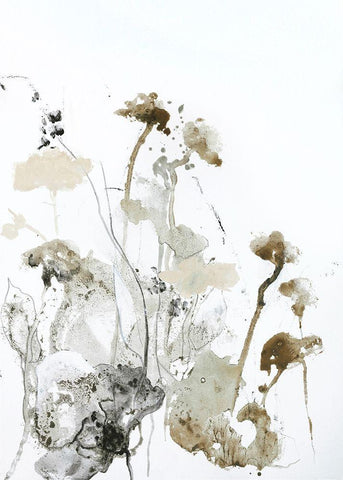 These Days 1 Black Ornate Wood Framed Art Print with Double Matting by Design Fabrikken